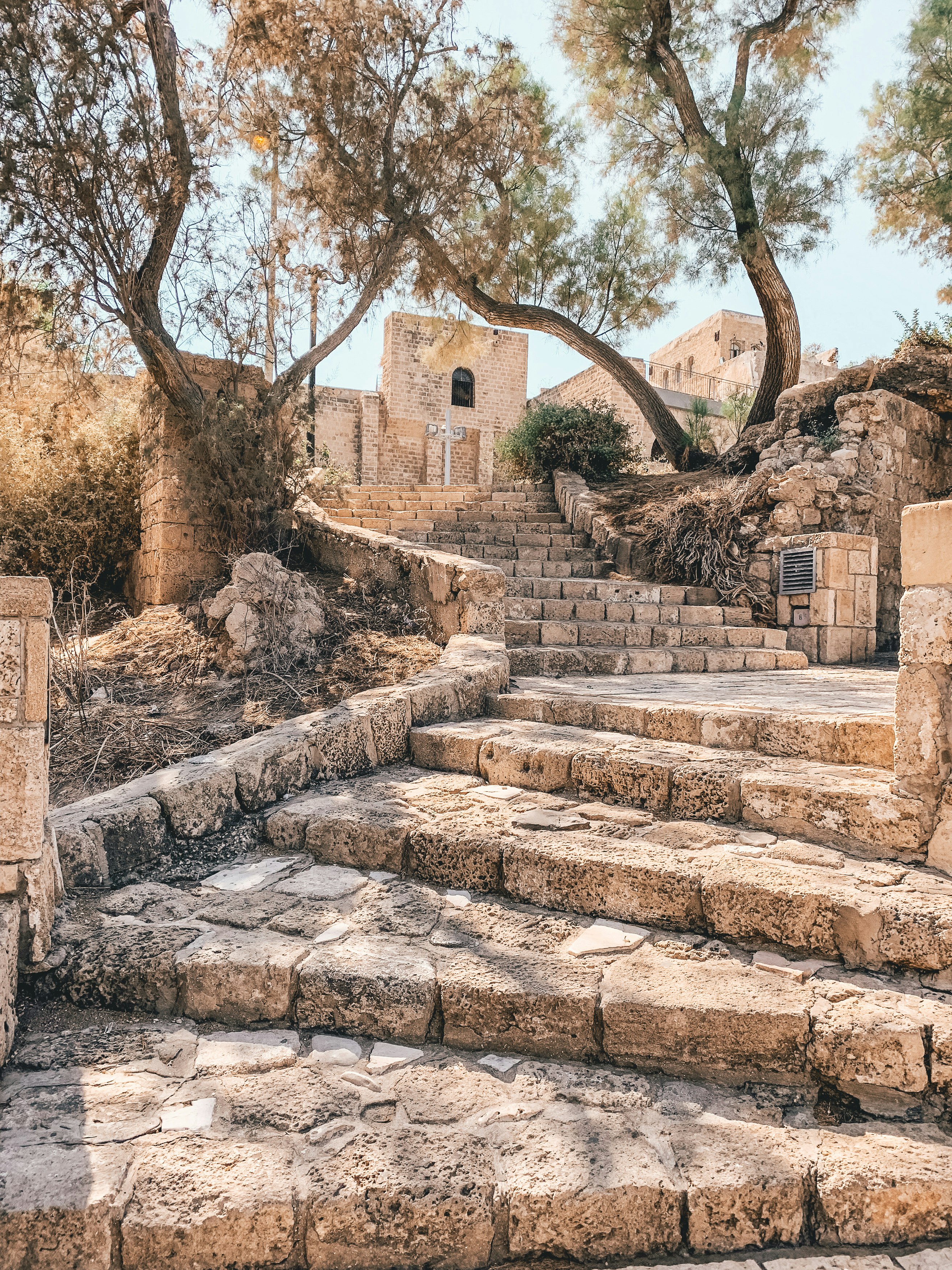 brown stones stairsteps